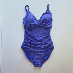 Calvin Klein Blue One-Piece Swimsuit Size 6